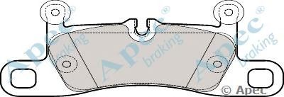 APEC BRAKING pad2043 -  Комплект тормозных колодок, дисковый тормоз